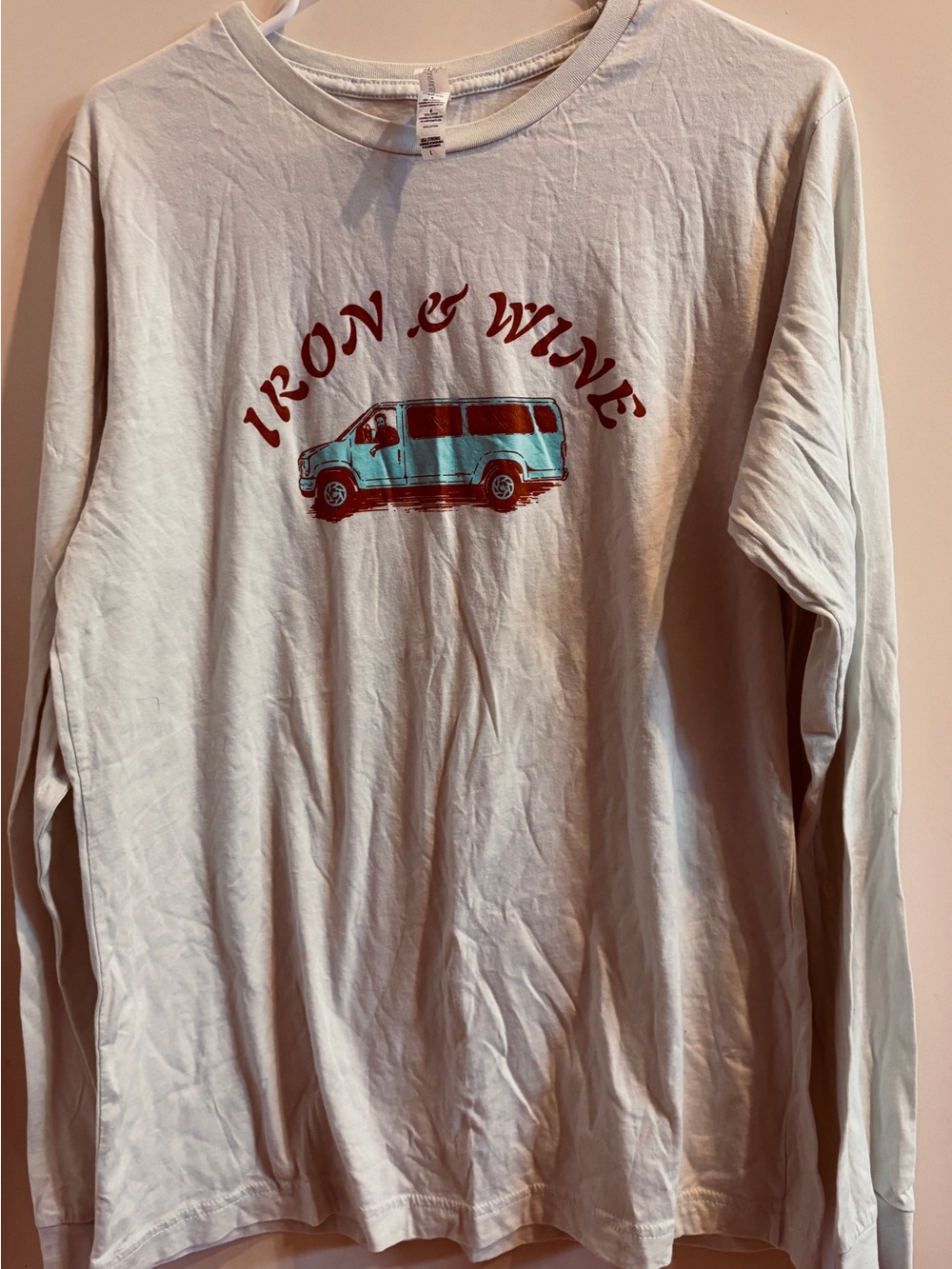 Bella Canvas Cream Graphic Tee with Rust Print